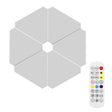 6pcs /Set Triangle Splicing Intelligent Sound Control Quantum Light Atmosphere Lighting With Remote Control, US Plug(WiFi Model) - Novelty Lighting by PMC TechLife | Online Shopping South Africa | PMC TechLife | Buy Now Pay Later Mobicred