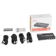 FJGEAR FJ-401HK 4 Ports HDMI KVM Video Splitter With IR Remote Controller