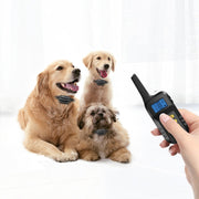 Dog Training Device Automatic Bark Stopper Dog Training Electronic Collar, Style: For-Three-Dog(Red)