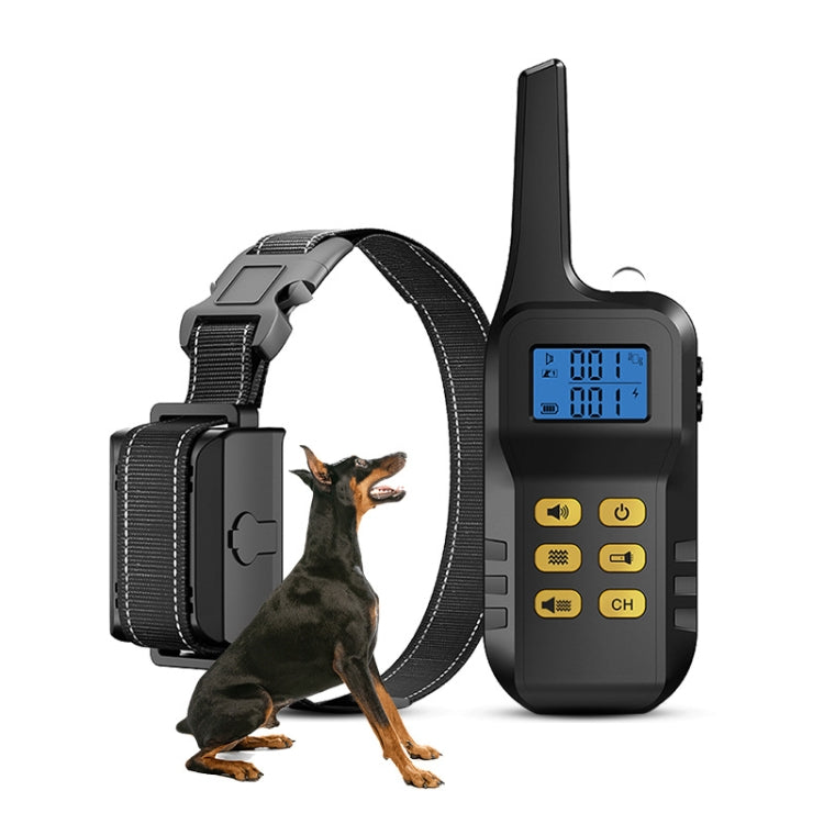 Dog Training Device Automatic Bark Stopper Dog Training Electronic Collar, Style: For-Two-Dog(Yellow)