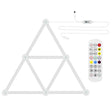 9pcs /Set LED WIFI Graffiti Bluetooth Smart Splicing Quantum Light DIY Atmosphere Lighting With Remote Control, US Plug(White) - Novelty Lighting by PMC TechLife | Online Shopping South Africa | PMC TechLife | Buy Now Pay Later Mobicred