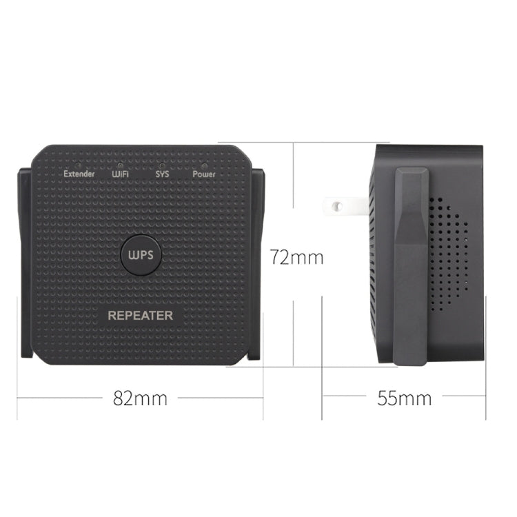 2.4G 300M Wifi Repeater Wifi Extender Wifi Amplifier With 1 LAN Port UK Plug