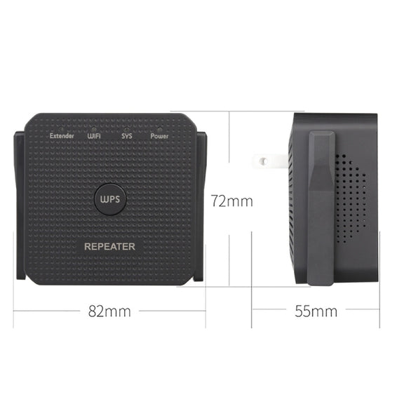 2.4G 300M Wifi Repeater Wifi Extender Wifi Amplifier With 1 LAN Port US Plug