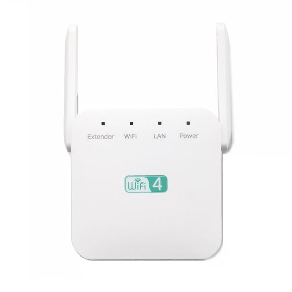 2.4G 300M Wi-Fi Amplifier Long Range WiFi Repeater Wireless Signal Booster US Plug White