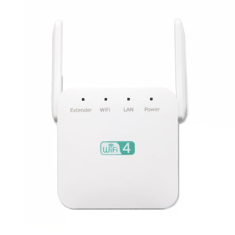 2.4G 300M Wi-Fi Amplifier Long Range WiFi Repeater Wireless Signal Booster EU Plug White