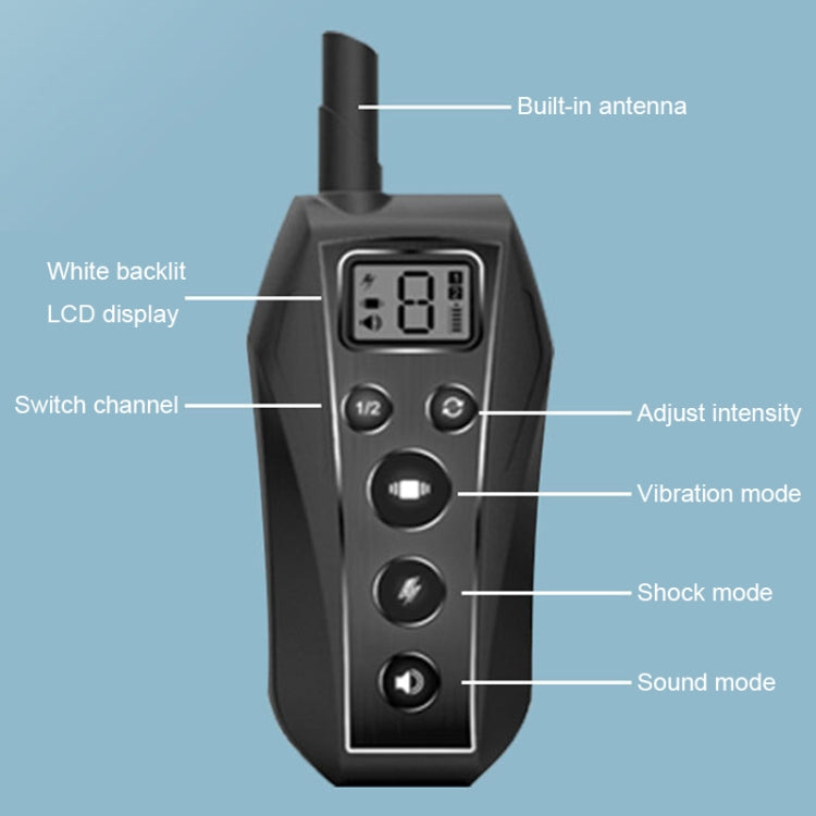 Intelligent Electronic Remote Control Dog Training Device Pet Training Shock Collar Bark Stopper, Style: T700