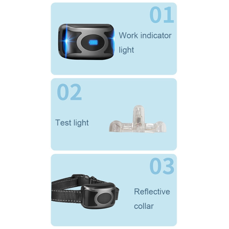 Intelligent Electronic Remote Control Dog Training Device Pet Training Shock Collar Bark Stopper, Style: Receiver