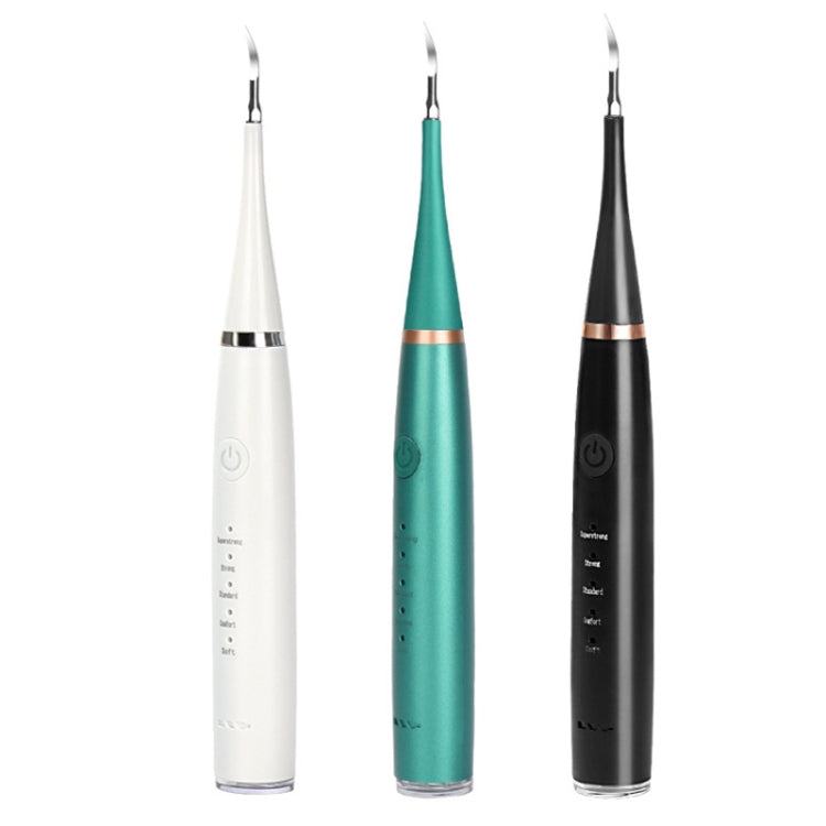 6 In 1 Electric Dental Scaler Calculus Removal Teeth Cleaning Set, Color: White Basic