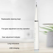 Electric Dental Scaler Accessories Replacement Head, Color: 5pcs Toothbrush Head Black