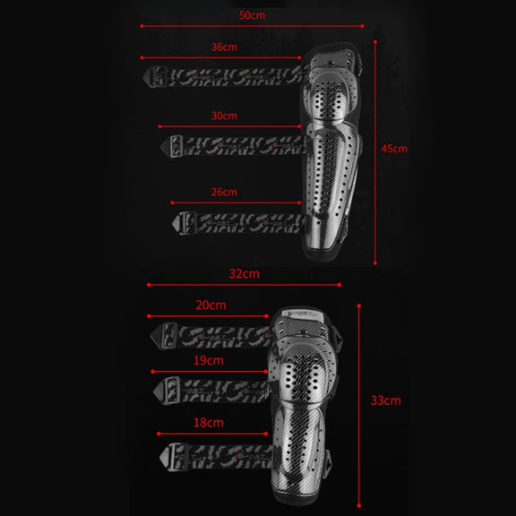 GHOST RACING Motorcycle Protective Gear Off-road Racing Knee Pads Elbow Pads(For Winter)