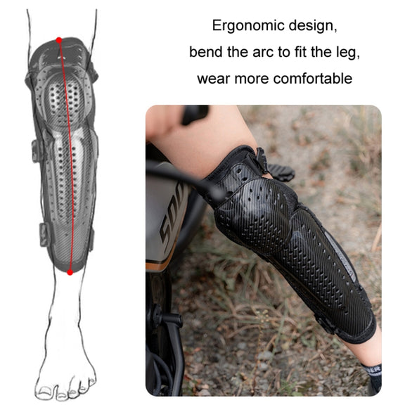 GHOST RACING Motorcycle Protective Gear Off-road Racing Knee Pads Elbow Pads(For Summer)