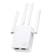5G/2.4G 1200Mbps WiFi Range Extender WiFi Repeater With 2 Ethernet Ports US Plug White - Broadband Amplifiers by PMC TechLife | Online Shopping South Africa | PMC TechLife | Buy Now Pay Later Mobicred