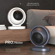 380W Earth Little Sun Heater Home Energy Saving Electric Stove Desktop Mini Heater  EU Plug(White)