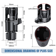 Multifunctional Car Water Cup Holder Drink Holder with Switch Lock, Size: Large