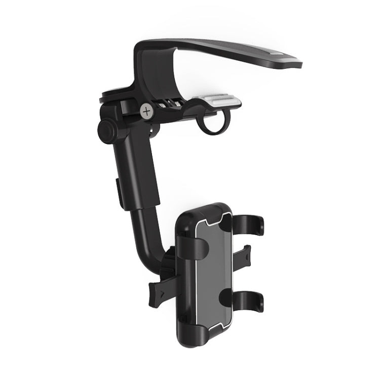 Car Sun Visor Clamp Multi-function Dashboard Mobile Phone Holder(Black)