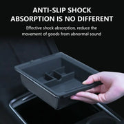 For Tesla Model 3 / Y Center Armrest Storage Box Car Modification Accessories Central Storage Box(Blue)