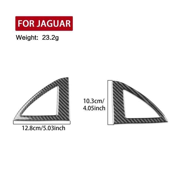 For Jaguar F-TYPE 2013+ Universal Inner A-pillar Speaker Cover For Both Left And Right Driving(Black)