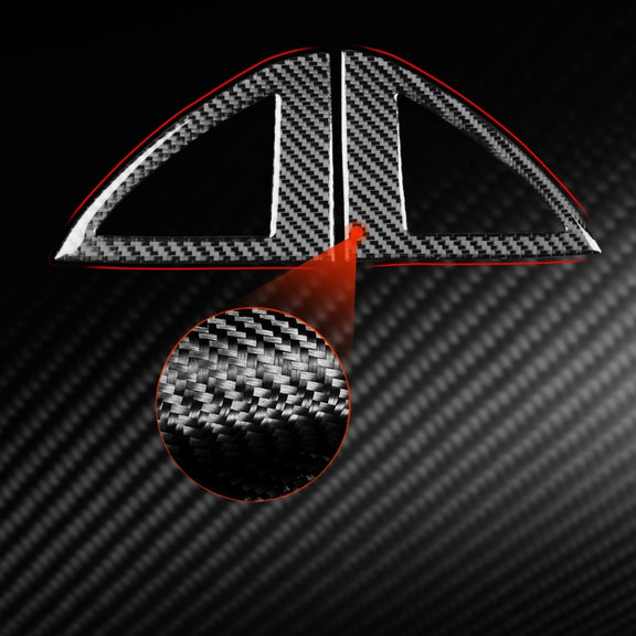 For Jaguar F-TYPE 2013+ Universal Inner A-pillar Speaker Cover For Both Left And Right Driving(Black)