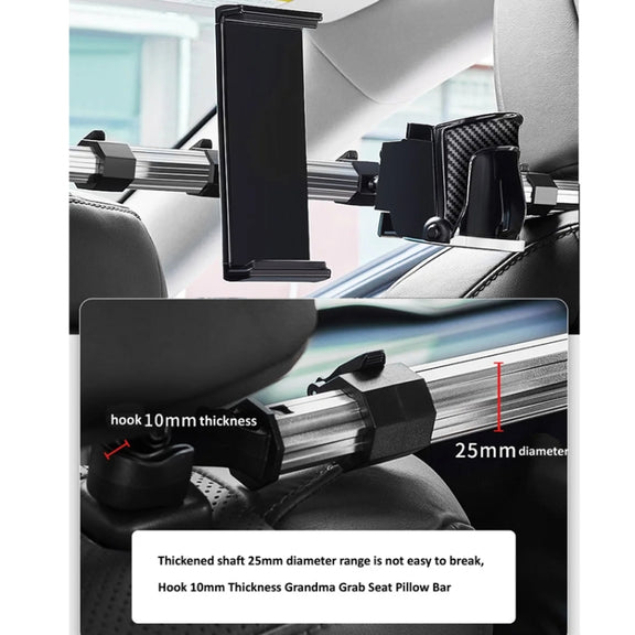 3 in 1 Car Mobile Phone Holder Computer Holder Universal Aluminum Tube With Hook