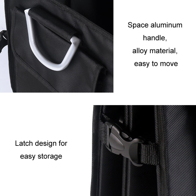 Car Trunk Storage Box Oxford Cloth Folding Organizer With Reflective Strips, Color: Small Gray