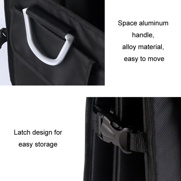 Car Trunk Storage Box Oxford Cloth Folding Organizer With Reflective Strips, Color: Small Gray