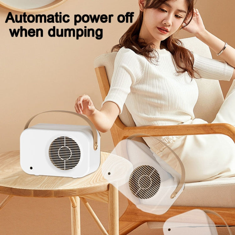 1200W Electric Heater Winter Hand Warmer with Screen Display,EU Plug(Orange)