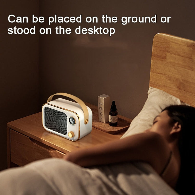 1200W Electric Heater Winter Hand Warmer with Screen Display,EU Plug(Mint Green)