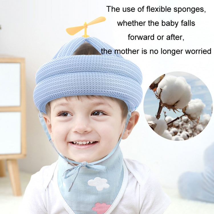 Bamboo Dragonfly Baby Toddler Anti-fall Pillow Protection Pad, Color: Gray
