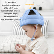 Bamboo Dragonfly Baby Toddler Anti-fall Pillow Protection Pad, Color: Gray
