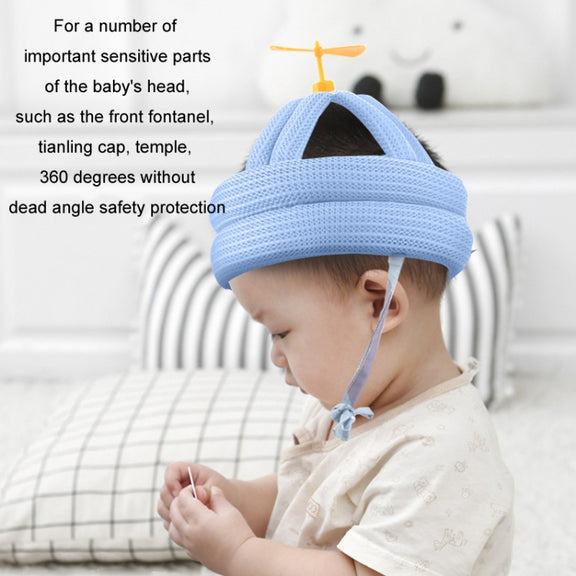 Bamboo Dragonfly Baby Toddler Anti-fall Pillow Protection Pad, Color: Blue