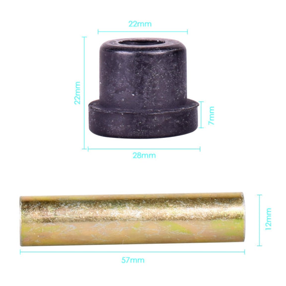 Golf Cart Front And Rear Steel Plate Rubber Sleeve Iron Sleeve Kit Leaf Spring Bushings, Specification: Iron Sleeve