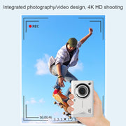 4K HD 3.0-Inch IPS Screen Autofocus HD Digital Camera(Black)