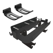 For PS5 Console iplay Wall-mounted Bracket Can Store Controllers/VR Glasses/Headphones(Black)