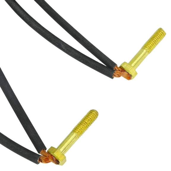 2pcs /Set For Club Car / EZGO Golf Cart 3.3 Motor Carbon Brushes, Specification: Carbon Brush Contains Hardware Bag