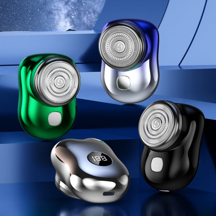Three-Ring Knife Mesh Electric Men Shaver Travel Portable Mini Shaver, Color: Silver
