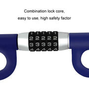 Car Anti-Theft Steering Wheel Retractable Adjustable Code Lock(Black)