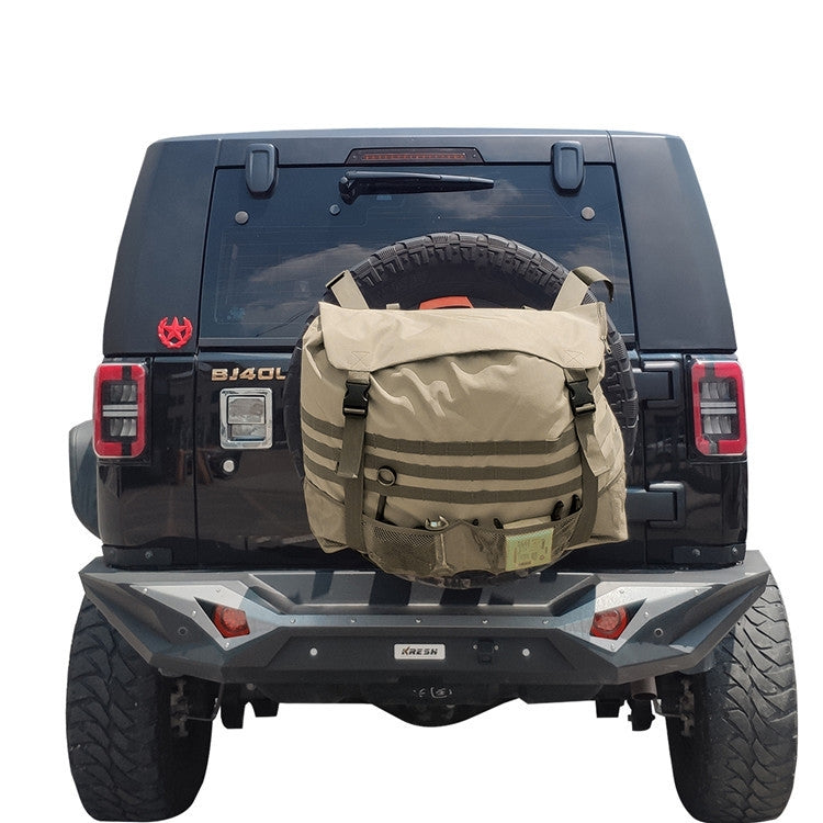 Outdoor Camping Off-road Vehicle Spare Tire Tool Miscellaneous Storage Bag, Color: Black