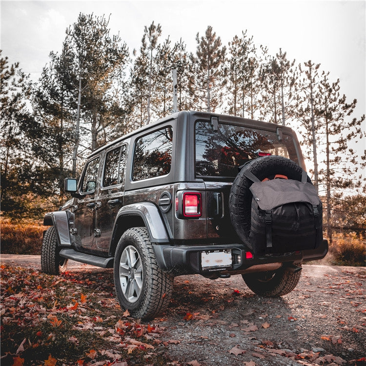 Outdoor Camping Off-road Vehicle Spare Tire Tool Miscellaneous Storage Bag, Color: Black