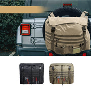Outdoor Camping Off-road Vehicle Spare Tire Tool Miscellaneous Storage Bag, Color: Khaki