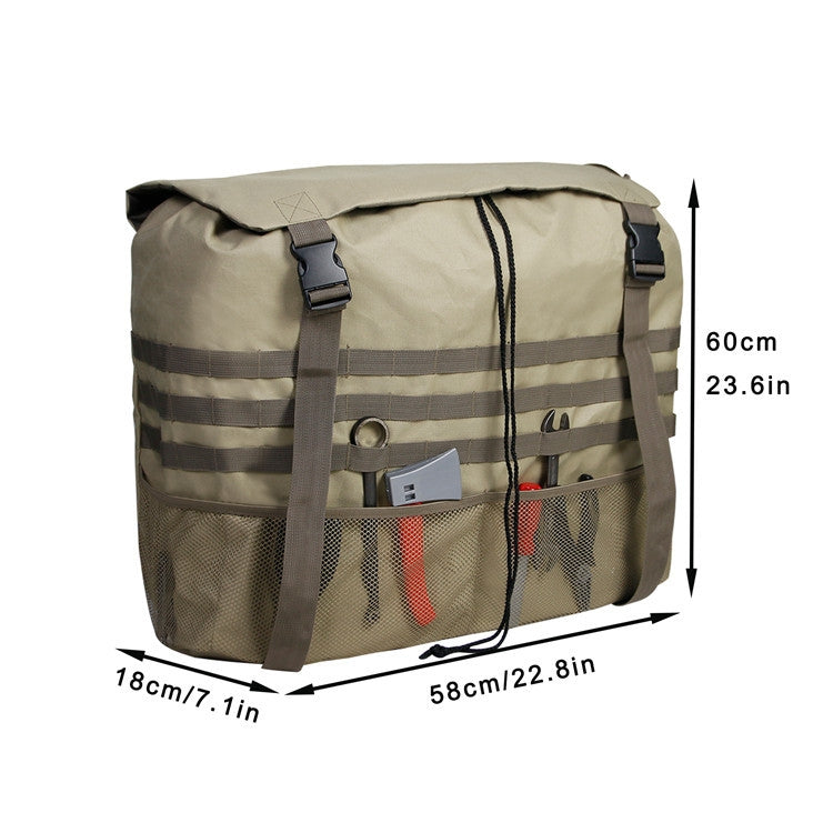 Outdoor Camping Off-road Vehicle Spare Tire Tool Miscellaneous Storage Bag, Color: Black