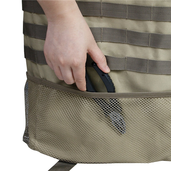 Outdoor Camping Off-road Vehicle Spare Tire Tool Miscellaneous Storage Bag, Color: Khaki