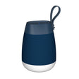 Bluetooth Wireless Fabric Speaker Cylindrical Waterproof Subwoofer With RGB Light(Blue) - Desktop Speaker by PMC TechLife | Online Shopping South Africa | PMC TechLife | Buy Now Pay Later Mobicred