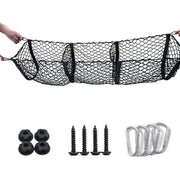 Pickup Truck Three-dimensional Net Bag Off-road Vehicle Trunk Luggage Net Bag, Size: 110x30cm(Three Pocket)