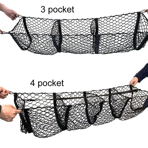 Pickup Truck Three-dimensional Net Bag Off-road Vehicle Trunk Luggage Net Bag, Size: 100x30cm(Three Pocket)