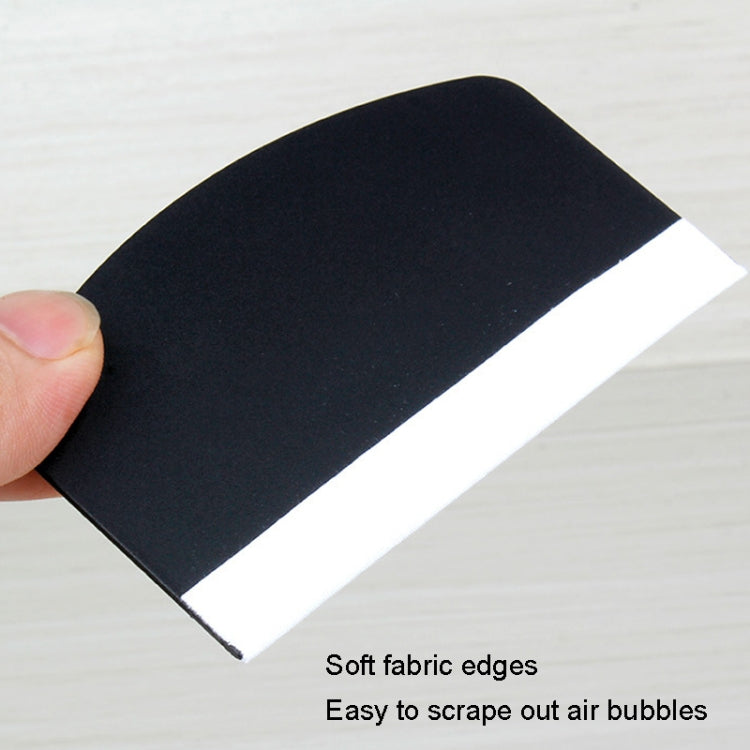 PP Plastic Squeegee Soft Cloth Plastic Squeegee Film Tool(Black)