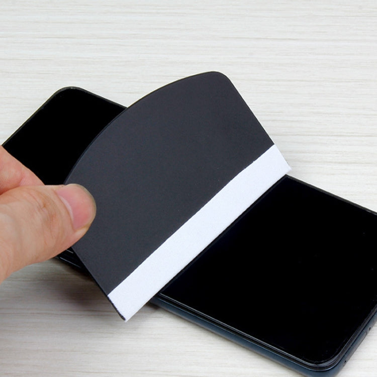 PP Plastic Squeegee Soft Cloth Plastic Squeegee Film Tool(Black)