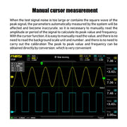 FNIRSI 2 In 1 Dual-Channel 100M Bandwidth Digital Oscilloscope 1GS Sampling Signal Generator, EU Plug 1014D
