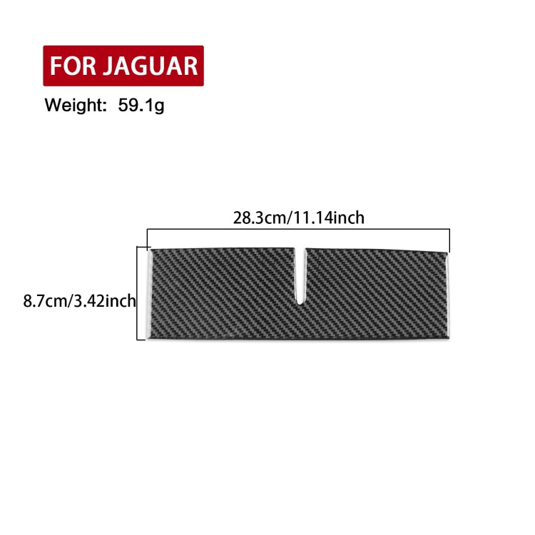 For Jaguar F-TYPE 2013+ Universal Center Console Sticker For Left And Right Drive(Red)