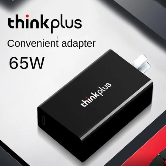 Lenovo Thinkplus 65W Foldable Power Adapter + USB-C/Type-C Cable Set For Mobile Phone Tablet,CN Plug