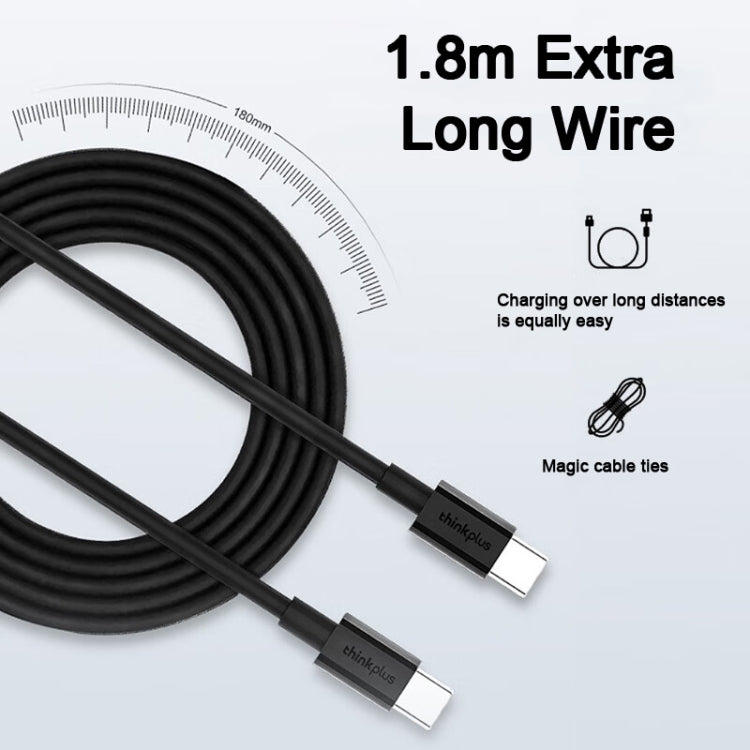 Lenovo Thinkplus 65W Foldable Power Adapter + USB-C/Type-C Cable Set For Mobile Phone Tablet,CN Plug